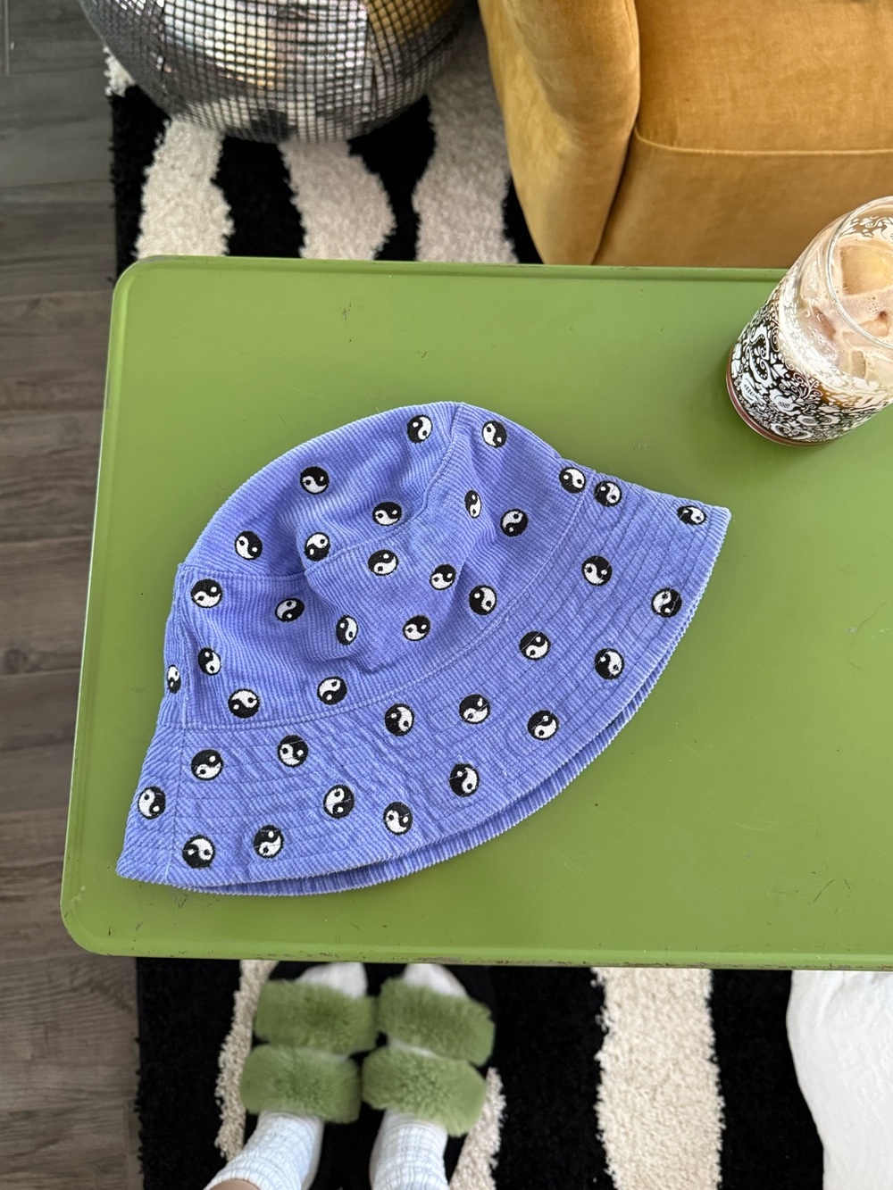 Yin Yang Bucket Hat - Corduroy